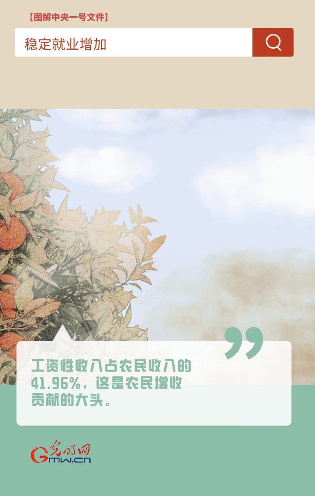 【圖解中央一號文件】“動”漫海報丨今年如何讓農(nóng)民的“錢袋子”鼓起來？