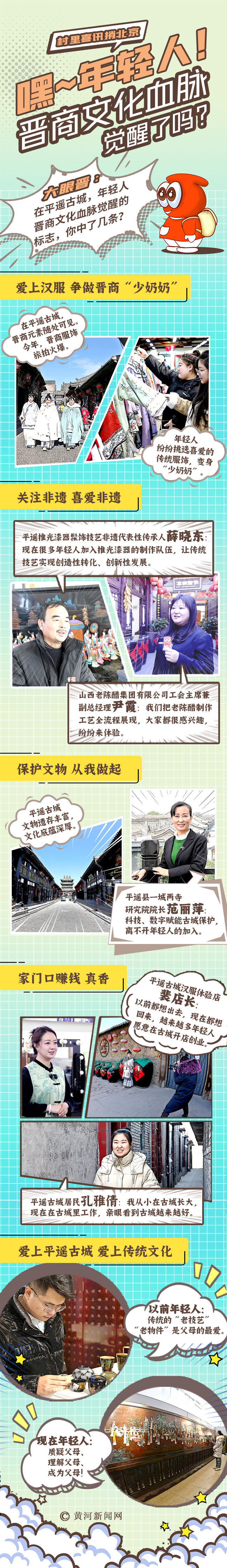 村里喜訊捎北京 | 創(chuàng)意漫畫：嘿，年輕人！晉商文化血脈覺醒了嗎？