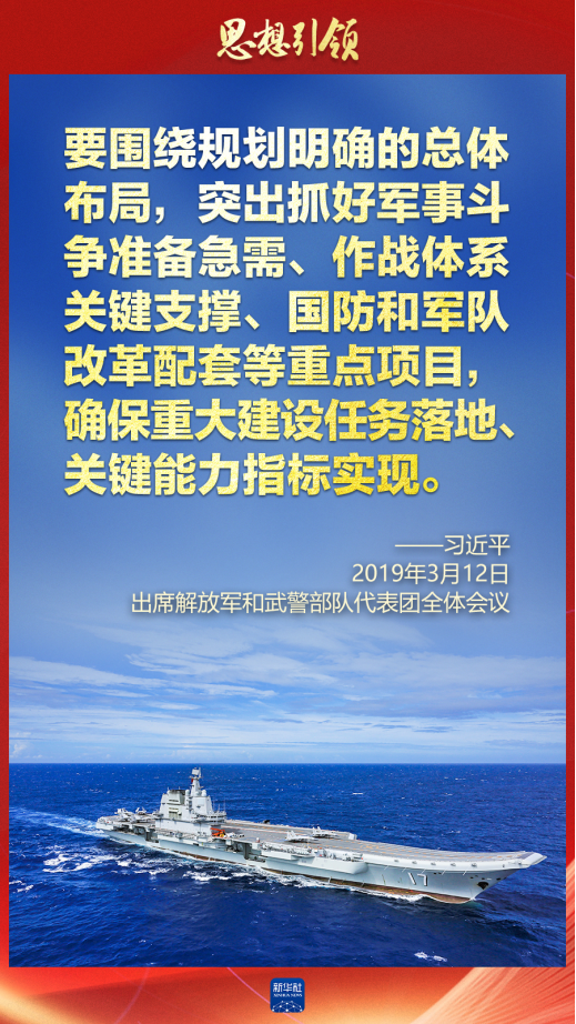思想引領(lǐng)｜兩會(huì)上，習(xí)主席這樣談強(qiáng)軍之路