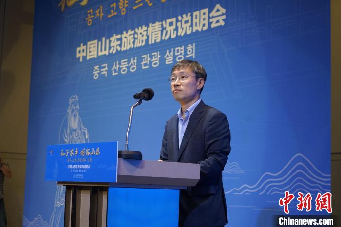 首爾市政府觀光體育局局長金英渙致辭?！⑿?攝