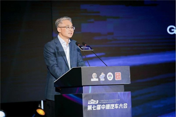 嘉興市人民政府市長李軍致辭。主辦方供圖