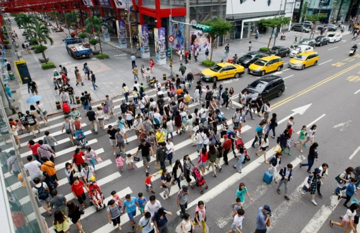 圖為信義商圈。圖片來源：臺灣“中時新聞網”。