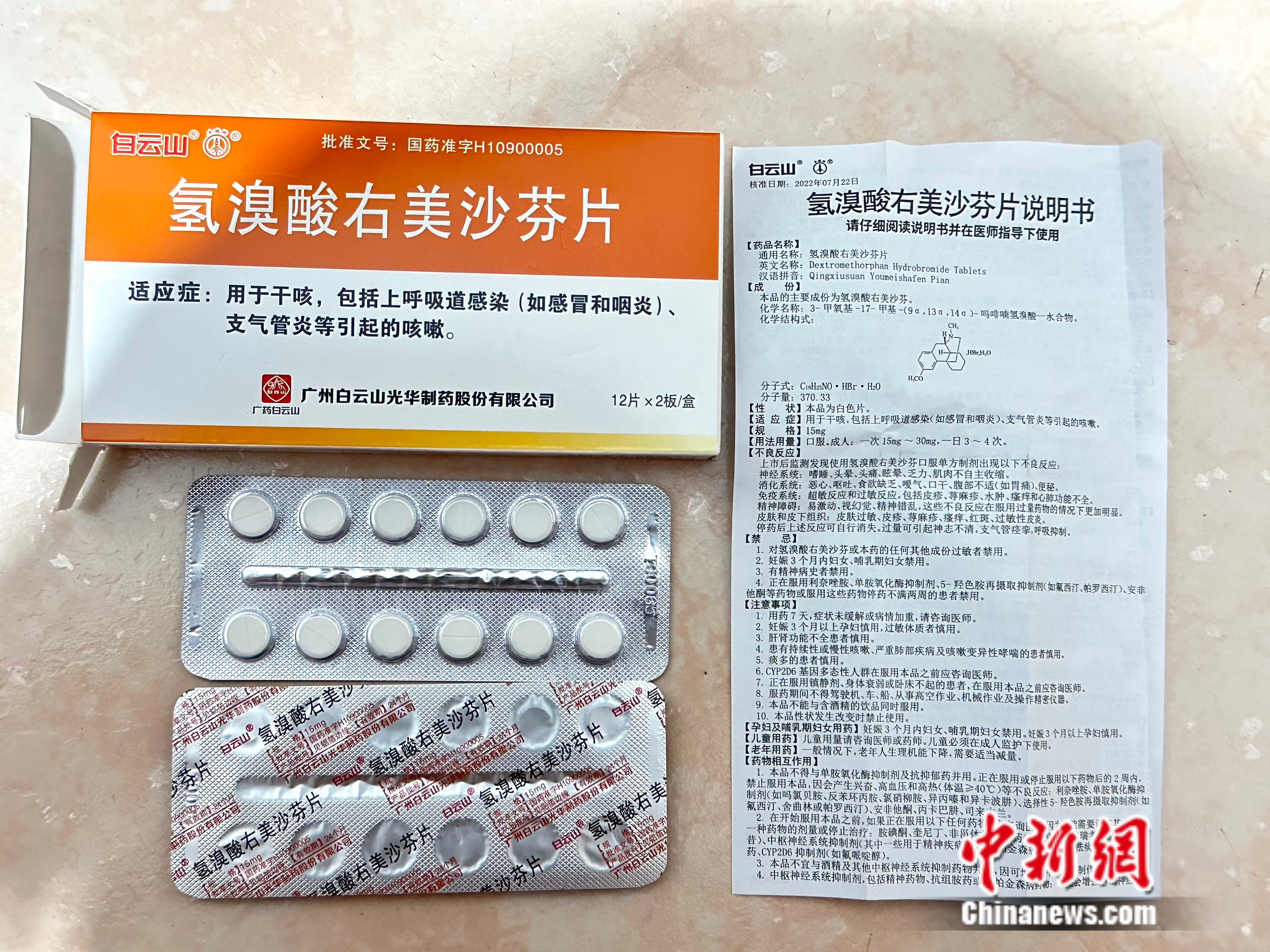 右美沙芬。受訪者供圖