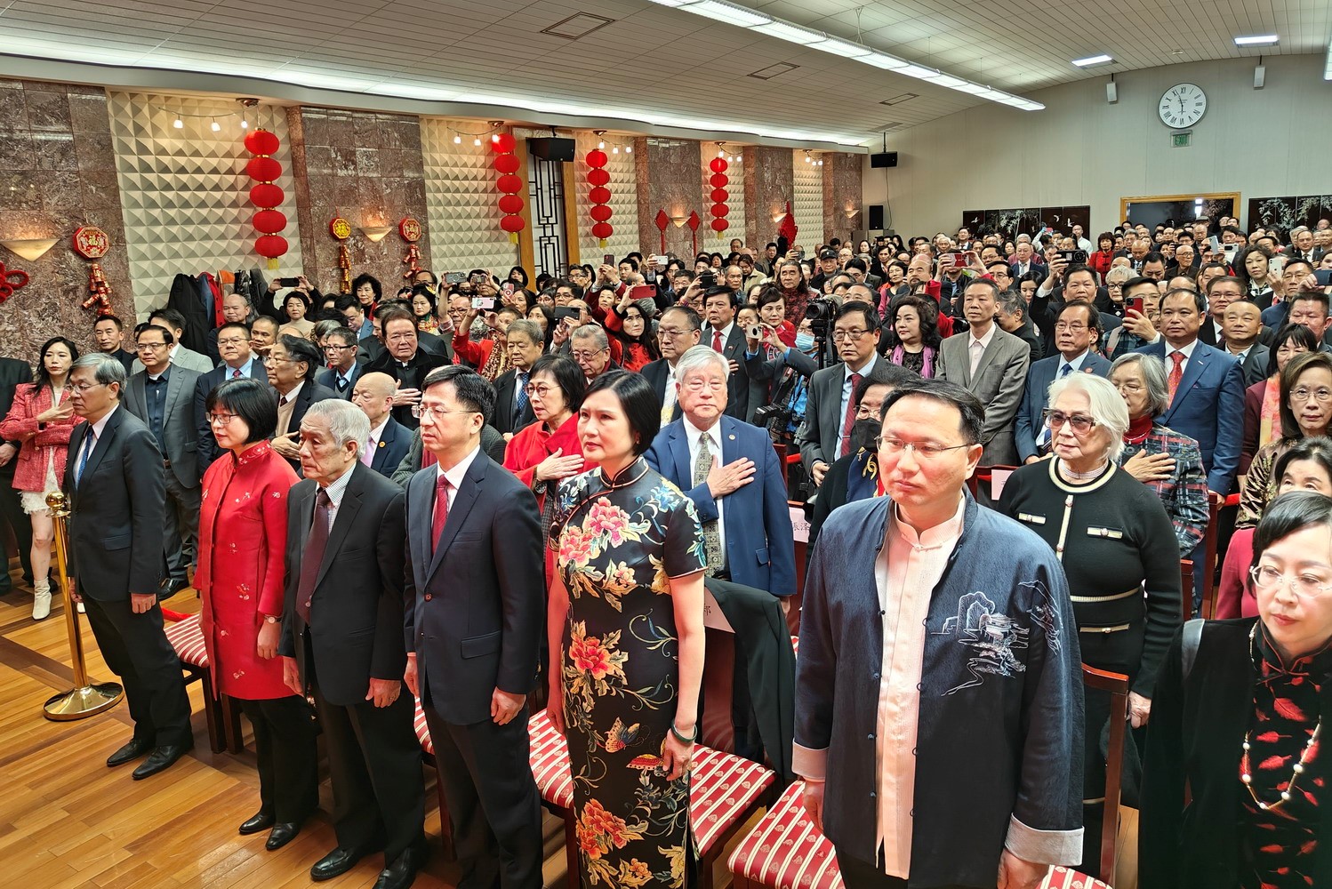 領(lǐng)區(qū)各州代表參加招待會(huì)。主辦方供圖
