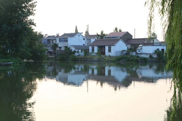 江蘇省揚州市寶應縣柳堡鎮(zhèn)團莊村村景。江蘇鄉(xiāng)村規(guī)劃建設(shè)研究會供圖