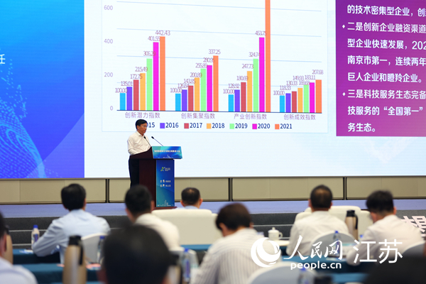 2022南京江北新區(qū)創(chuàng)新活力指數發(fā)布。江北新區(qū)供圖