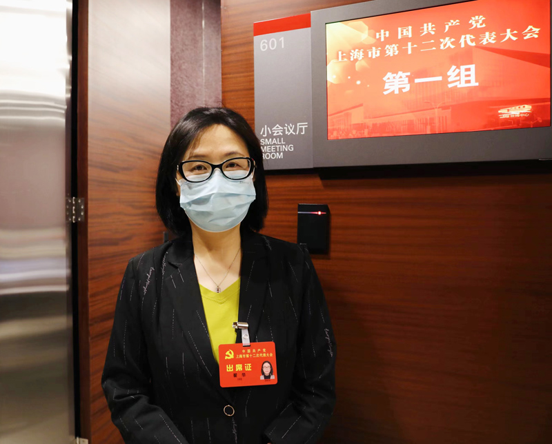 黨代表翟華。人民網(wǎng) 王文娟攝