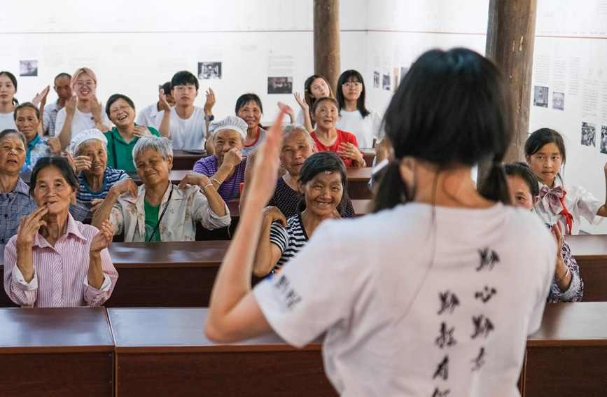 天津大學(xué)實(shí)踐隊(duì)開展暑期社會實(shí)踐。天津大學(xué)供圖