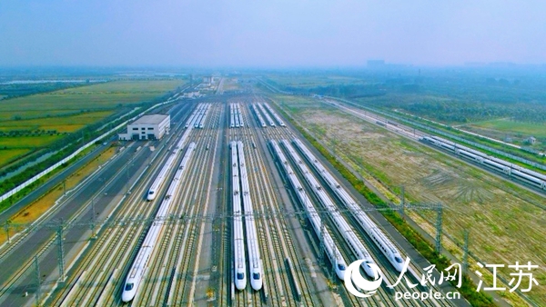 南京動車段南通動車所。人民網(wǎng)記者 王繼亮攝