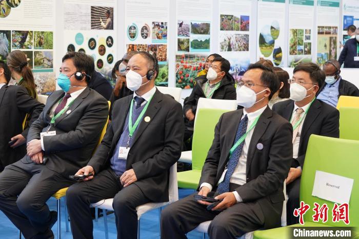 圖為極小種群物種和生物多樣性保護邊會現(xiàn)場。　云南省林業(yè)和草原局供圖