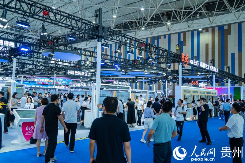 2、2024數(shù)博會共吸引400余家展商參展。人民網(wǎng) 陽茜攝.jpg