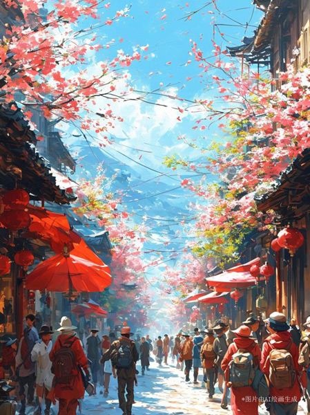【巳巳如意萬象新】漫評丨紅紅火火中國年，照見新年新圖景