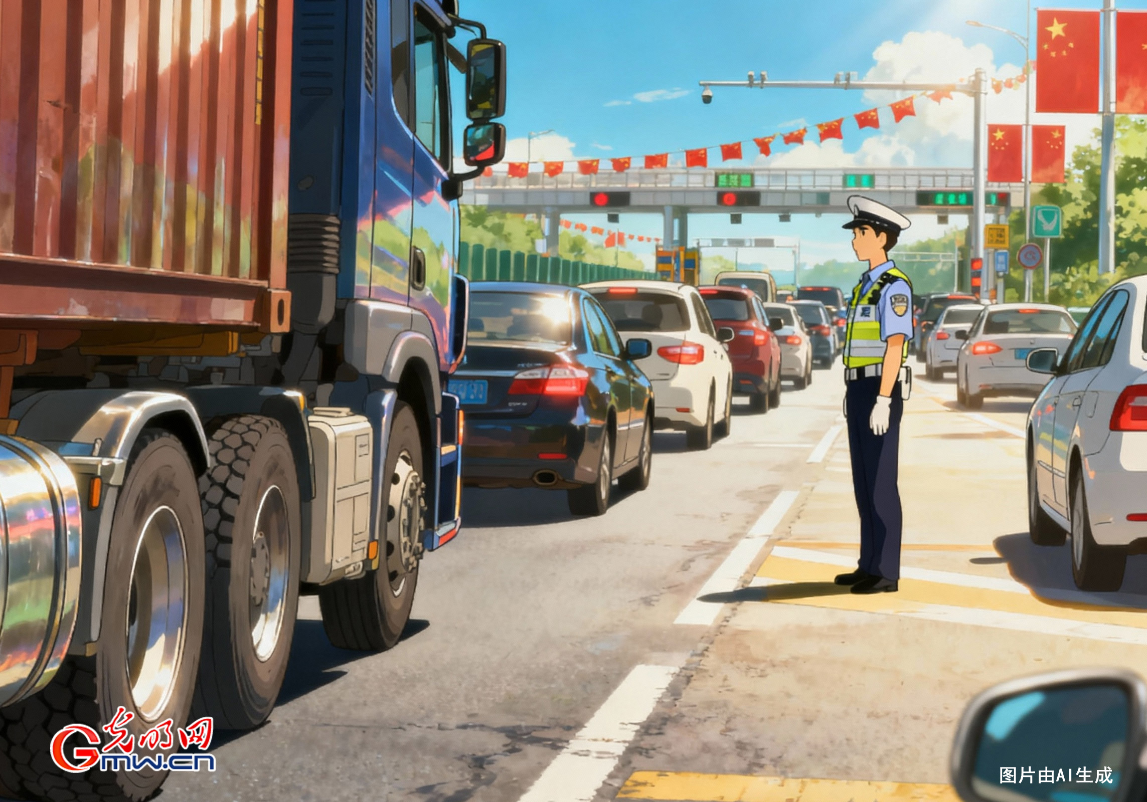 【光明漫評】國慶煙火氣，離不開勞動者的守護(hù)