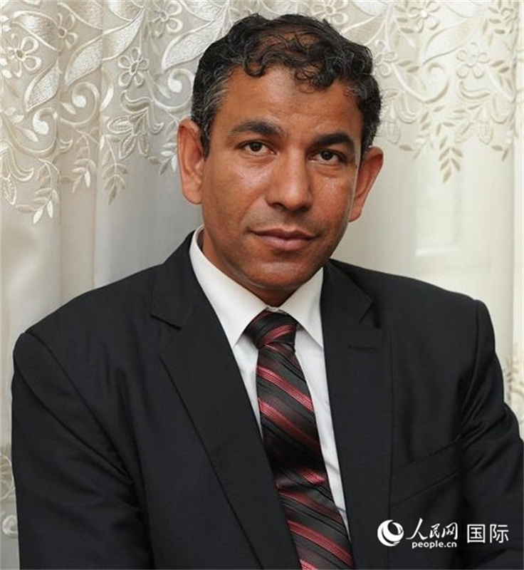 埃及著名中國和亞洲問題專家德拉比克。人民網(wǎng)記者 黃培昭攝