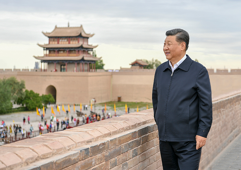 2019年8月20日，習(xí)近平總書記來(lái)到甘肅嘉峪關(guān)關(guān)城，登上城樓察看關(guān)城整體面貌，聽(tīng)取河西走廊長(zhǎng)城、關(guān)隘歷史文化情況介紹。