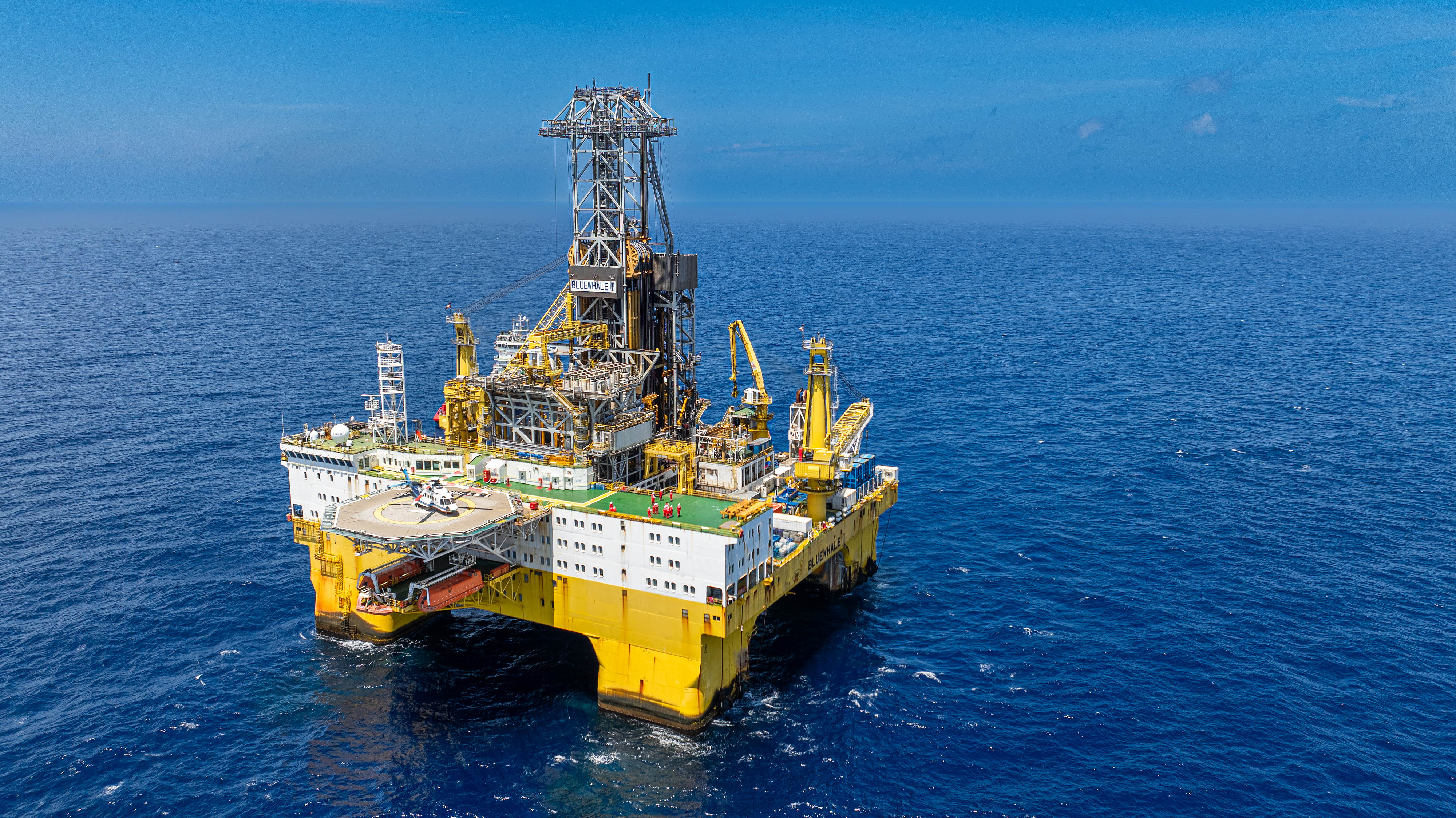 2024年8月17日，海南陵水，深海一號二期鉆井平臺。