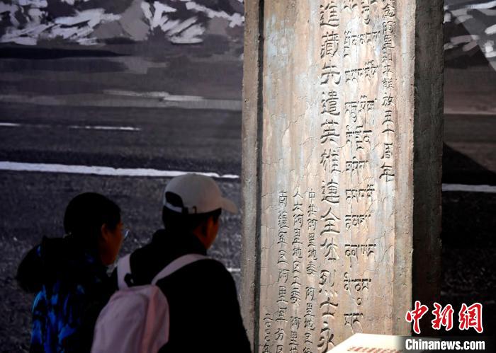 圖為5月18日，觀眾正在欣賞展覽。　李林 攝